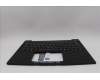 Lenovo 5M11N99368 C-Cover with keyboard, Estonian, Black, Backlight, UK