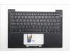 Lenovo 5M11N99382 C-Cover with keyboard, US English Euro, Black, Backlight, US