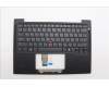 Lenovo 5M11N99534 C-Cover with keyboard, Ukraine, Black, Backlight, US