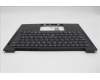 Lenovo 5M11N99610 C-Cover with keyboard, Icelandic, Black, Backlight, WWAN, UK