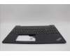 Lenovo 5M11N99759 C-Cover with keyboard, German, Black, UK