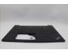 Lenovo 5M11N99783 C-Cover with keyboard, Czech Slovakian, Black, UK