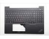 Lenovo 5M11N99866 C-Cover with keyboard, Hungarian, Black, Backlight, UK