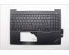 Lenovo 5M11N99884 C-Cover with keyboard, Czech Slovakian, Black, Backlight, UK