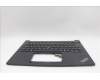 Lenovo 5M11N99995 C-Cover with keyboard, Portuguese, Black, UK