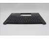 Lenovo 5M11P00007 C-Cover with keyboard, Slovenian, Black, UK