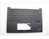Lenovo 5M11P00031 C-Cover with keyboard, US English Euro, Black, US
