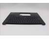 Lenovo 5M11P00035 C-Cover with keyboard, Icelandic, Black, UK