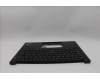 Lenovo 5M11P32335 C-Cover with keyboard, Spanish, Black, Backlight, UK