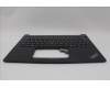 Lenovo 5M11P32387 C-Cover with keyboard, Italian, Black, Backlight, UK