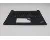 Lenovo 5M11P32408 C-Cover with keyboard, Russian, Black, Backlight, US