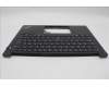Lenovo 5M11P32460 C-Cover with keyboard, Turkish, Black, Backlight, UK
