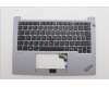 Lenovo 5M11P32621 C-Cover with keyboard, French, Arctic Grey, Backlight, US