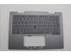 Lenovo 5M11P34983 C-Cover with keyboard, Portuguese, Luna Grey, Fingerprint, WLAN, UK