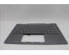Lenovo 5M11P35001 C-Cover with keyboard, Czech Slovakian, Luna Grey, Fingerprint, WLAN, UK