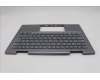 Lenovo 5M11P35038 C-Cover with keyboard, Czech Slovakian, Luna Grey, Fingerprint, WWAN, UK