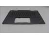 Lenovo 5M11P35047 C-Cover with keyboard, Hebrew, Luna Grey, Fingerprint, WWAN, US
