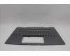 Lenovo 5M11P35058 C-Cover with keyboard, Russian, Luna Grey, Fingerprint, WWAN, US