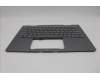 Lenovo 5M11P35070 C-Cover with keyboard, Arabic, Luna Grey, Fingerprint, WWAN, US