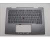 Lenovo 5M11P35098 C-Cover with keyboard, Swedish/Finnish, Luna Grey, Fingerprint, WWAN, UK