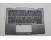 Lenovo 5M11P35099 C-Cover with keyboard, Switzerland, Luna Grey, Fingerprint, WWAN, UK