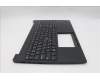 Lenovo 5M11P68324 C-Cover with keyboard, Greek, Black, Backlight, US