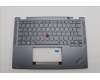 Lenovo 5M11P69104 C-Cover with keyboard, Italian, Grey, Backlight, WWAN, UK