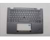 Lenovo 5M11P69131 C-Cover with keyboard, Portuguese, Grey, Backlight, WWAN, UK
