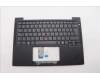 Lenovo 5M11P69378 C-Cover with keyboard, Belgian, Black, Backlight, UK