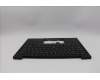 Lenovo 5M11P69378 C-Cover with keyboard, Belgian, Black, Backlight, UK