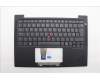 Lenovo 5M11P69398 C-Cover with keyboard, Danish, Black, Backlight, UK