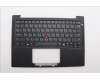 Lenovo 5M11Q25604 C-Cover with keyboard, Russian, Black, WLAN, US