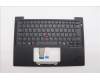 Lenovo 5M11Q53833 C-Cover with keyboard, Italian, Black, Backlight, UK