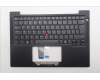 Lenovo 5M11Q53882 C-Cover with keyboard, Portuguese, Black, Backlight, UK