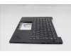 Lenovo 5M11Q53882 C-Cover with keyboard, Portuguese, Black, Backlight, UK