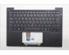 Lenovo 5M11Q54484 C-Cover with keyboard, Belgian, Black, Backlight, UK