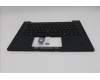 Lenovo 5M11Q54532 C-Cover with keyboard, Danish, Black, Backlight, UK