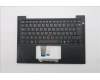 Lenovo 5M11Q54559 C-Cover with keyboard, French, Black, Backlight, US