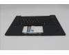 Lenovo 5M11Q54584 C-Cover with keyboard, Greek, Black, Backlight, US