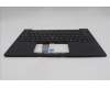 Lenovo 5M11Q54977 C-Cover with keyboard, Portuguese, Black, Backlight, UK