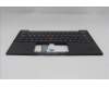 Lenovo 5M11Q55060 C-Cover with keyboard, UK English, Black, Backlight, UK