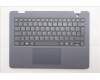 Lenovo 5M11Q55231 C-Cover with keyboard, German, Luna Grey, Non-Backlight, No World Face Camera, UK