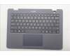 Lenovo 5M11Q55278 C-Cover with keyboard, US English Euro, Luna Grey, Non-Backlight, World Face Camera, US