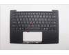 Lenovo 5M11Q56039 C-Cover with keyboard, Arabic, Deep Black, FingerPrint Reader, WWAN, US
