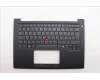 Lenovo 5M11Q60637 C-Cover with keyboard, Italian, Black, Backlight, UK