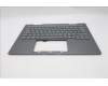 Lenovo 5M11R38912 C-Cover with keyboard, UK English, Luna Grey, FingerPrint Reader, WLAN, UK