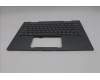 Lenovo 5M11R39420 C-Cover with keyboard, US English Euro, Luna Grey, FingerPrint Reader, WWAN, US