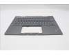 Lenovo 5M11R39491 C-Cover with keyboard, Danish, Luna Grey, FingerPrint Reader, WWAN, UK