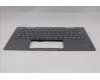 Lenovo 5M11R39504 C-Cover with keyboard, German, Luna Grey, FingerPrint Reader, WWAN, UK