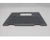 Lenovo 5M11R39508 C-Cover with keyboard, Hebrew, Luna Grey, FingerPrint Reader, WWAN, US